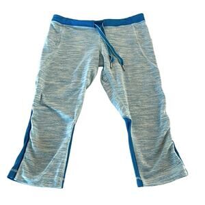 Lululemon Athletica Blue Beach Runner Crop Leggings Size Women's 8